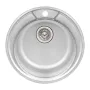 Кухонне миття Qtap D490 0,8 мм Satin (QTD490SAT08) — Photo 7