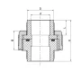 Муфта роз'ємна універсальна Koer K0270.PRO 32 PPR (KP2914) — Photo 3