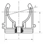 Кріплення для PPR труби 40 Koer K0077.PRO (KP0092) — Photo 5