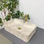 Умивальник (раковина) VBI ARABBA M BEIGE STONE MATT накладний — Photo 7