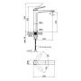 Змішувач для раковини Qtap Vlasta високий QTVL1028H102C Chrome — Photo 6