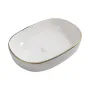 Раковина накладна Mixxus Premium ELLIPSE-0105 EDGE GOLD 600х400х150mm (MP6564) — Photo 8