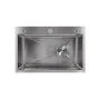 Мийка для кухні інтегрована Lidz Handmade H6845 Brushed Steel 3,0/1,0 мм LDH6845BRU49455 — Photo 12