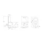 Унітаз підлоговий Qtap Swan Ultra Quiet з сидінням Soft-close 640x360x835 мм QT16222182TW White — Photo 3
