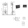 Готове рішення Qtap для ванної кімнати: підвісний унітаз Swan Ultra Quiet 520x360x320 + комплект інсталяції Nest 4 в 1 (кругла клавіша Black mat) — Photo 10