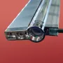 Шторки скляні на ванну Koer SR BS01-80x140-TR-01 прозоре скло 6мм, хром (KR5400) — Photo 26