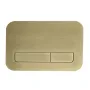 Панель змиву Koer KT-0609-12 240x160x7mm пластикова, лінійна (матове золото) — Photo 7