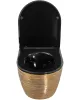 Підвісний унітаз REA CARLO FLAT BRUSHED GOLD BLACK золотий — Photo 9