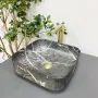 Умивальник (раковина) VBI ALGHERO BLACK ONYX MATT накладний — Photo 6