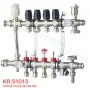 Колектор з вбудованим смесит. вузлом Koer KR.S1013-4 1 "х4 SUS304 і євроконус 3 / 4-16 (KR2947) — Photo 8