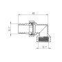 Згін &quot;Американка&quot; SD Forte 1&quot; кутовий SF191W25 — Photo 3