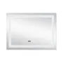 Дзеркало Qtap Mideya  700х800 з LED-підсвічуванням Touch,  з антизапотіванням, з годинником, димером, рег. яскравості  QT2078DCF7080W — Photo 6
