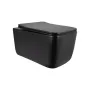 Унітаз підвісний Qtap Gemini Ultra Quiet 485×340×350 мм, Matt Black, з сидінням Slim Duroplast / Soft-close / Quick Release QTGEM28BLM50505 — Photo 9