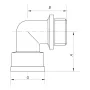 Кут НВ Koer KF.L06MF - 1/2'' (KR2997) — Photo 5