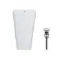 Комплект Qtap Tern: Раковина напольна моноблок 440х380х830 мм White + Донний клапан PU02O — Photo 7