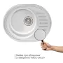 Кухонне миття Qtap 5745 0,8 мм Micro Decor (QT5745MICDEC08) — Photo 9