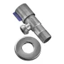 Кран для підключення сантехприладів Mixxus VAL-01-1/2x1/2 з нерж.ст. SUS304 (синій) (MI6117) — Photo 4