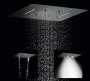 IMEX SUMATRA BLACK MATT Набір для душу, верхній душ 480*560 мм 3 типи, чорний матовий — Photo 9