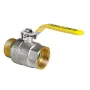 Кран кульовий KOER KR.215.G - 1 1/2" FM ГШВ YELLOW, ручка "важіль" жовта (KR0126) — Photo 3