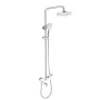 Душова система універсальна Qtap Jay на три споживача (з виливом) QTJAY111CRW45555 Chrome/White — Photo 2