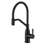 Змішувач для кухні MIXXUS PREMIUM GRAVITY 017 NUT BLACK REFL.BLACK (Колір чорний+силік. вилив чорний) (MI8408) — Photo 2