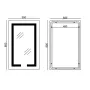 Дзеркало Mixxus HARD MR06-50x80-CASE з Led Touch, Anti-fog, димером, регулятором яскравості, годинником (MI6657) — Photo 18