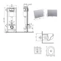 Готове рішення Qtap для ванної кімнати: підвісний унітаз Taurus Ultra Quiet 515×360×350 + комплект інсталяції Nest 4 в 1 (лінійна клавіша Satin) — Photo 8