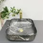 Умивальник (раковина) VBI ALGHERO BLACK ONYX MATT накладний — Photo 8