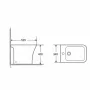 Біде підлогове Qtap Presto Quadro 540×340×400 мм, White QTPRE29W49124 — Photo 3