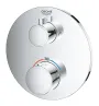 Термостат прихованого монтажу на 2 споживача Grohe Grohtherm Convent. Concealed (24077000) — Photo 6