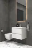 Тумба консольна біла з умивальником Trend 100cм — Photo 7