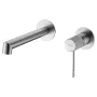 IMEX LINE BRUSHED NICKEL Змішувач для умивальника зі стіни, матовий нікель — Photo 3