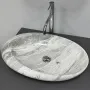 Умивальник (раковина) VBI VICENZA M GREY STONE GLOSSY накладний — Photo 6