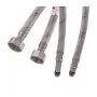 Гнучкі шланги для змішувача гайка 1/2'' - Штуцер M10 (120 см) 2 шт (силик. оболонка) Zerix (ZX3033) — Photo 3