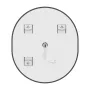 Дзеркало Mixxus Premium ELLIPSE MV05-80x70-Reverse BLACK з Led Touch, Anti-fog, димером (3-6,5kK) (MP6646) — Photo 24