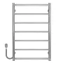 Рушникосушарка електрична Ladder П7 500х800 Deffi нержавіюча сталь (Хром, EF16, Ліве підключення) — Photo 3