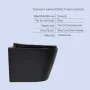 Комплект Qtap Scorpio Matt Black 2 в 1: унітаз підвісний Ultra Quiet QT14332380AMB + біде підвісне QT1455053FMB — Photo 9
