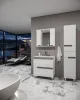 Пенал підлоговий з корзиною Верона 200х40х35 Білий — Photo 7