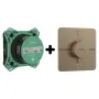 SHOWER SELECT COMFORT Q термостат для 2х споживачів, ПМ, шліфованна бронза+IBOX universal 2.0 прихована частина для зміш(в подарунок) — Photo 2