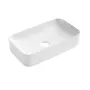 Комплект Qtap Tern: Раковина накладна прамокутна 605x350x140 мм WHITE + Донний клапан PU02 — Photo 6