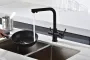 IMEX MARSELLA BLACK MATT Змішувач для кухні з підключенням фільтрованої води, чорний матовий — Photo 5
