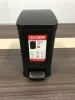 Відро для сміття з плавним закриттям прямокутне Koer TC-010108-05 8 л колір чорний (KR5593) — Photo 11