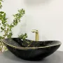 Умивальник (раковина) VBI TURIN MARBLE BLACK GLOSSY накладний — Photo 8