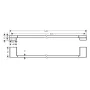 Тримач рушників HANSGROHE ADDSTORIS 41747700, білий — Photo 3