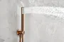IMEX MONZA BRUSHED ROSE GOLD Набір для душу, PVD матове рожеве золото — Photo 10