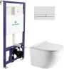 Інсталяція Koller Pool Dune 1200SL + Integro Cosmo White панель змиву + підвісний унітаз Round SMART — Photo 8