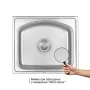 Кухонне миття Qtap 4842 0,8 мм Micro Decor (QT4842MICDEC08) — Photo 9