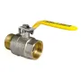 Кран кульовий KOER KR.215.G - 1 1/2" FM ГШВ YELLOW, ручка "важіль" жовта (KR0126) — Photo 4