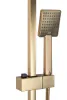 Душовий гарнітур REA JACK BRUSHED GOLD матове золото з виливом * — Photo 9