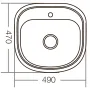 Мийка кухонна Zerix Z4947-08-180E (Satin) (ZM0559) — Photo 5